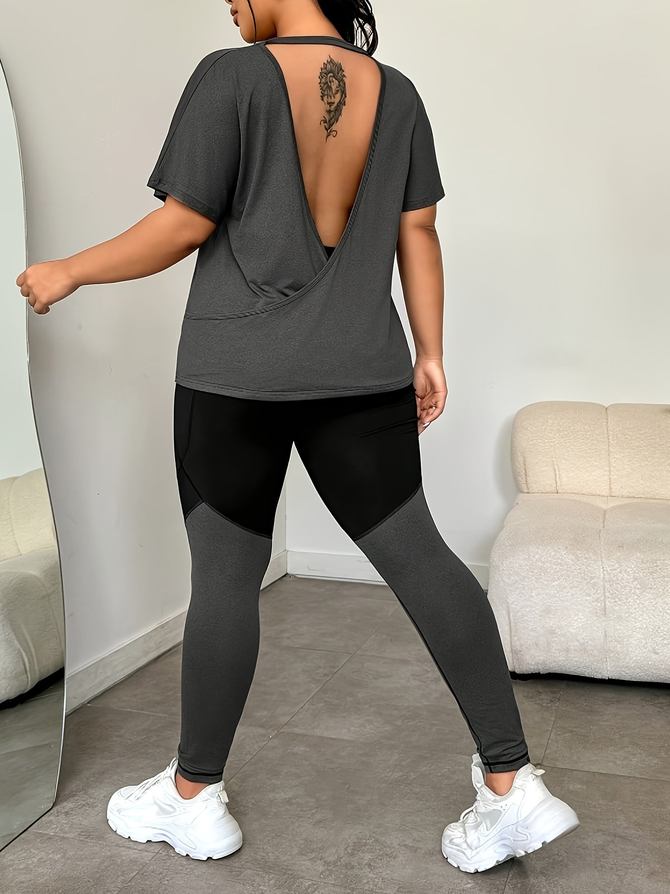 YogaLarge- Set de Yoga Grande taille jusqu'au XXXL