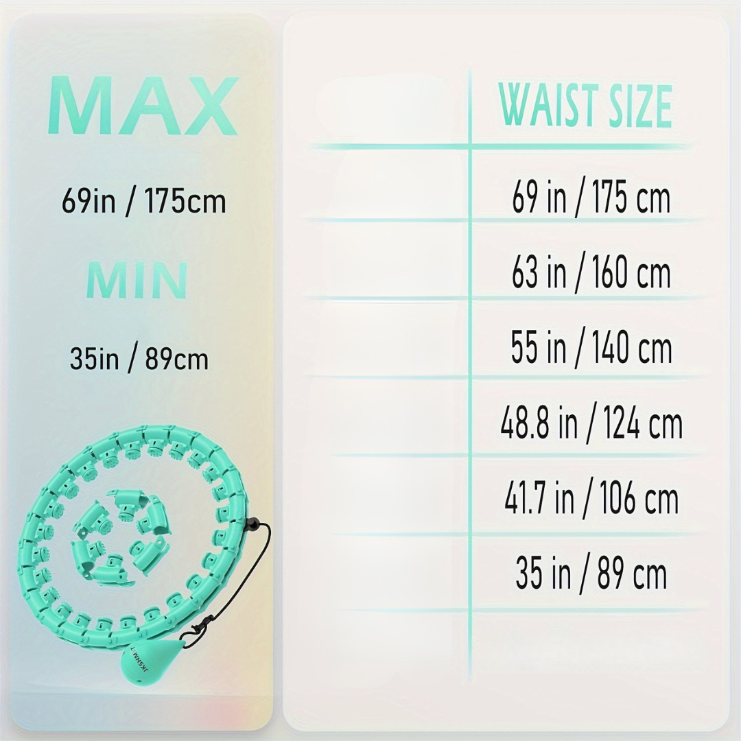 Hoop Massage Équilibre 11 Points – Cercle de Fitness Réglable