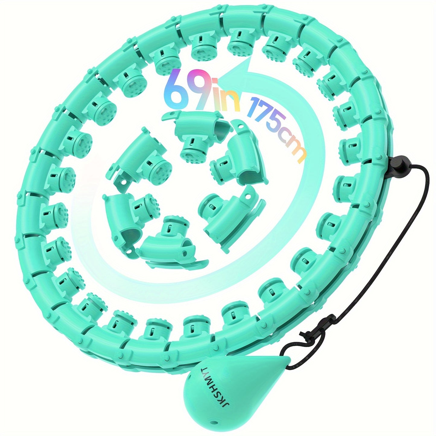 Hoop Massage Équilibre 11 Points – Cercle de Fitness Réglable