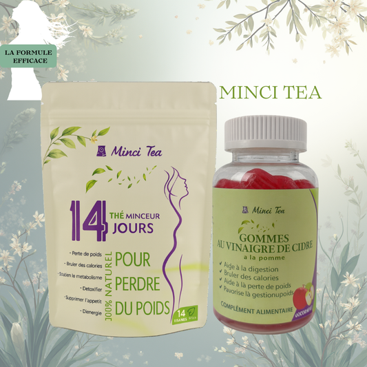 Pack Duo : Thé minceur 14 jours + Gummies
