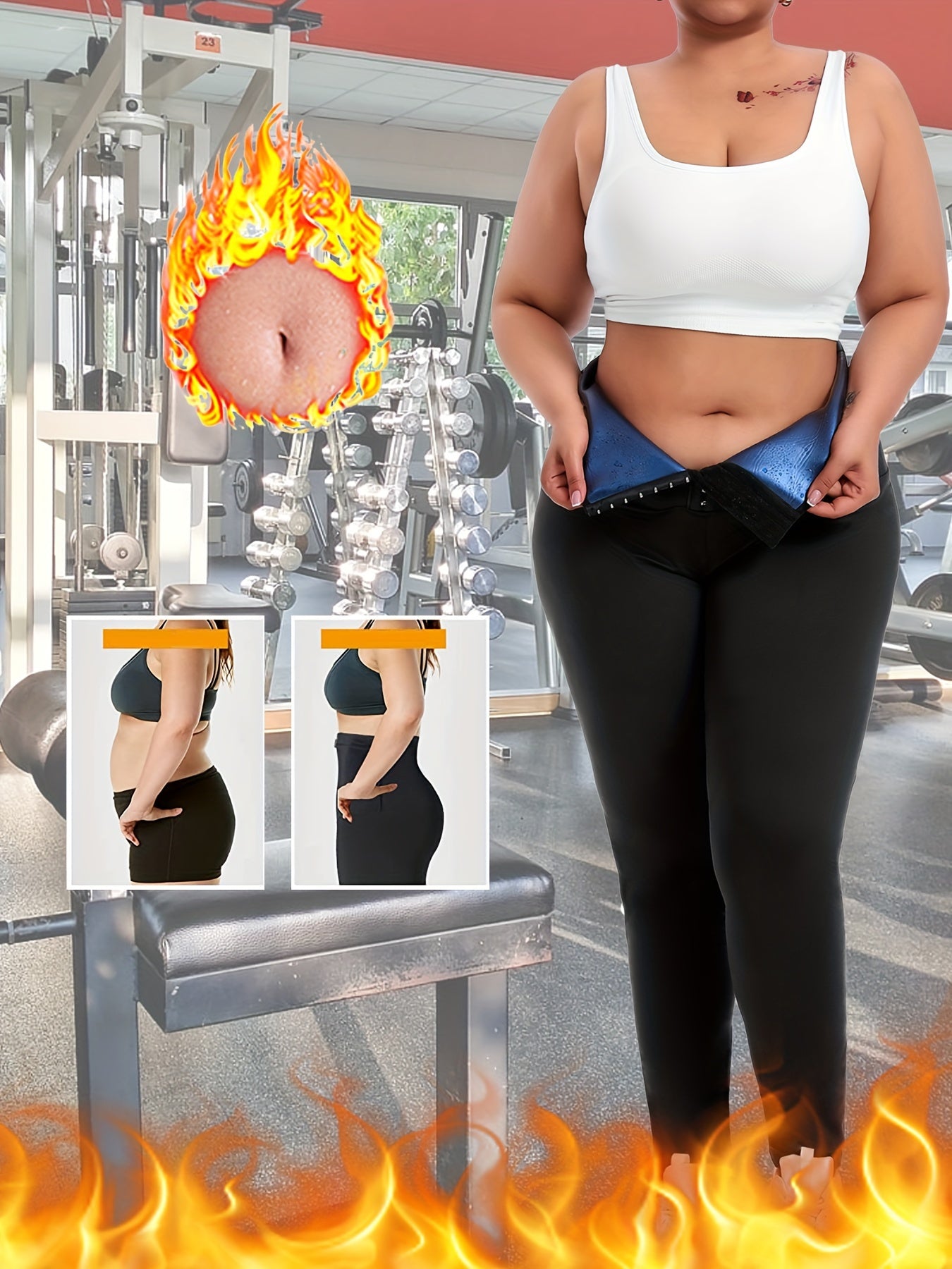 Combinaison Intégrale Sculptante à Manches Longues – PowerFit jusqu'au XXXL