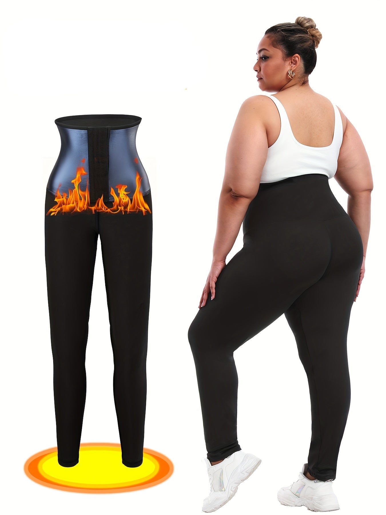 Combinaison Intégrale Sculptante à Manches Longues – PowerFit jusqu'au XXXL