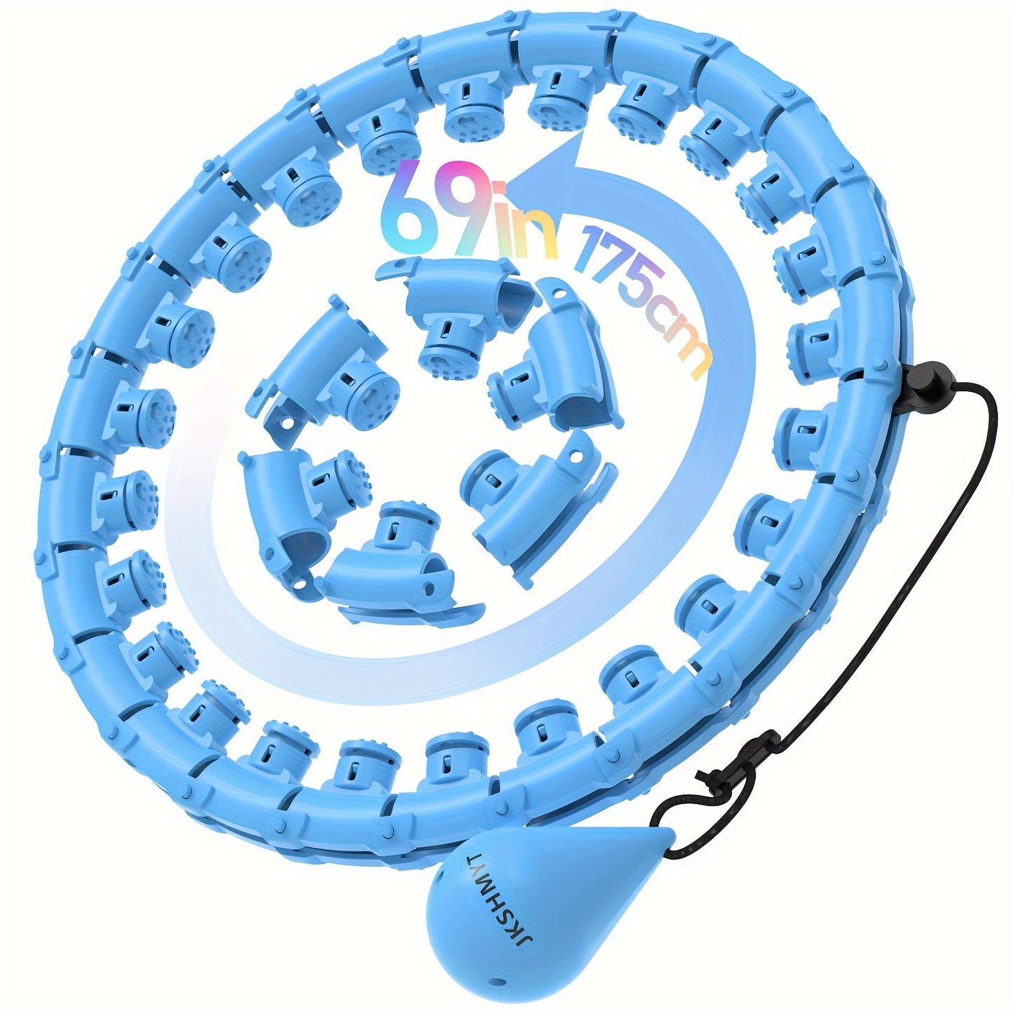 Hoop Massage Équilibre 11 Points – Cercle de Fitness Réglable