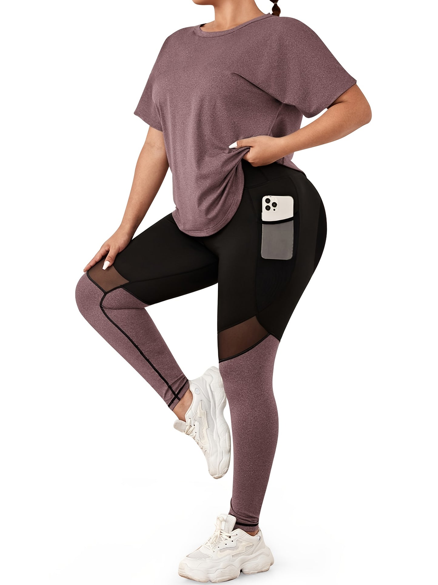 YogaLarge- Set de Yoga Grande taille jusqu'au XXXL