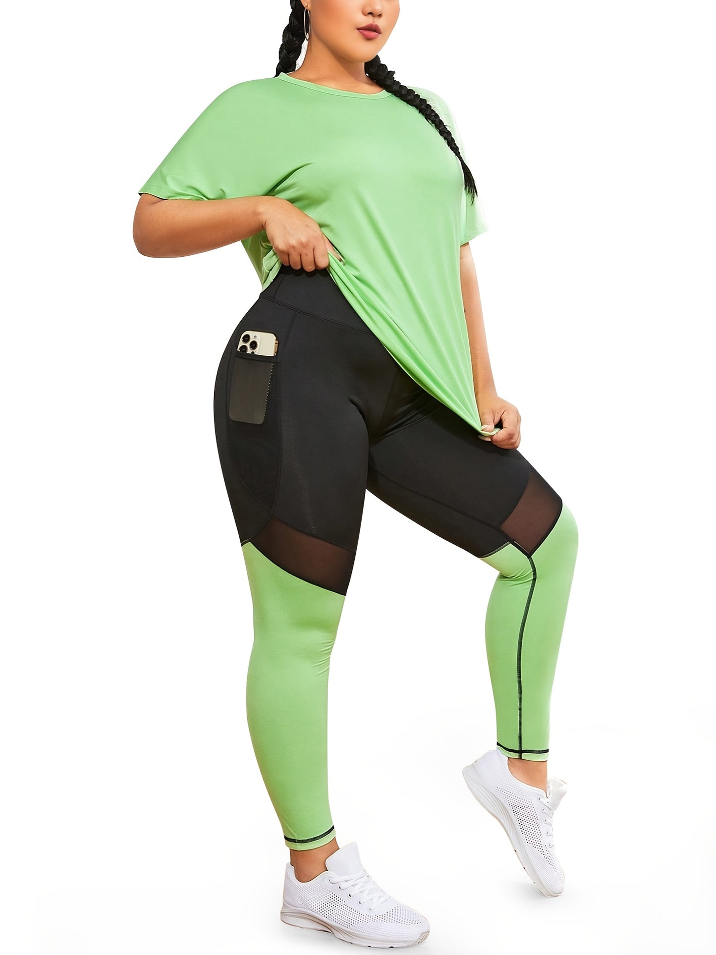 YogaLarge- Set de Yoga Grande taille jusqu'au XXXL